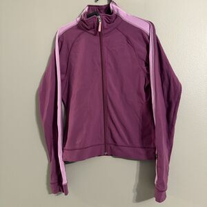 Lululemon Purple Full Zip Womens hiking outdoors adventure yoga athletic jacket
